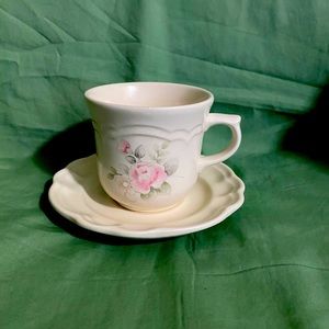 Pfalzgraff Tea Rose Cup and Saucer